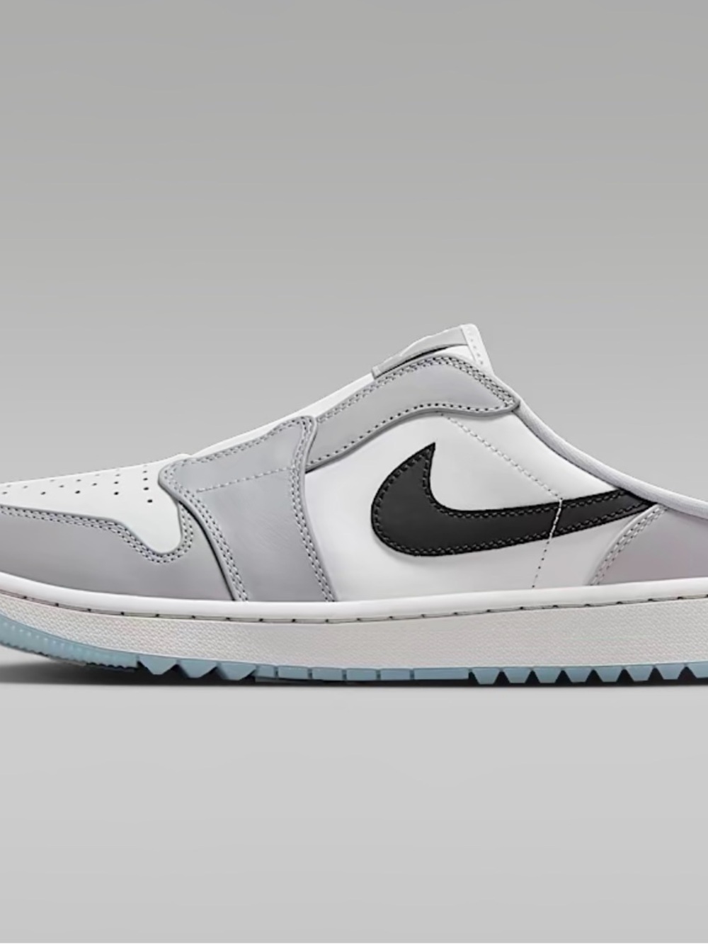 Air Jordan Mule Gray White Black